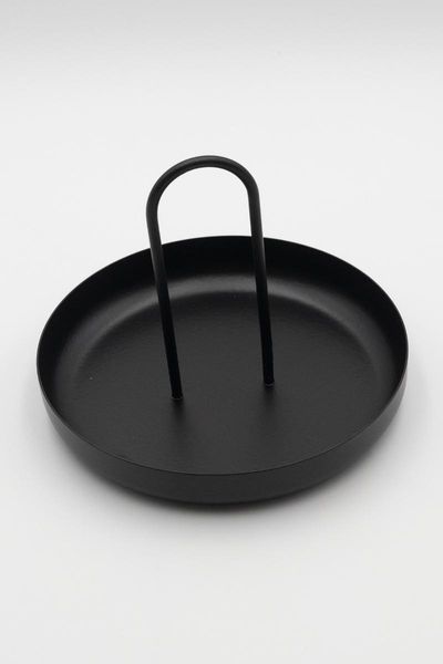 

other home decor black white cream color metal decorative plate & bowl, keychain, makeup organized, bathroom organizer, confectionary