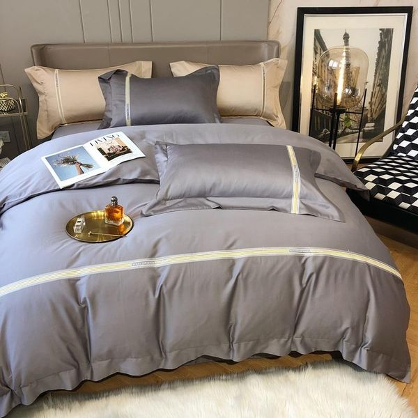 

bedding sets michiko 2021 simple luxury quilt cover skin-friendly four-piece cotton set