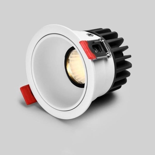 

spotlights anti-glare dimmable led downlight 7w 12w 15w round ceiling lamp spot lighting bedroom kitchen recessed