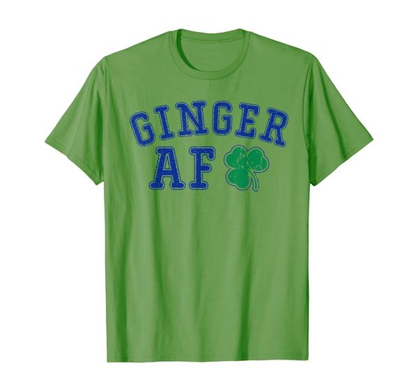 

Ginger AF for Men Women Funny St Patricks Day Hair T Shirt, Mainly pictures