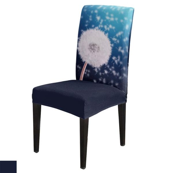 

chair covers white dandelion wedding party decor dining room spandex elastic printing