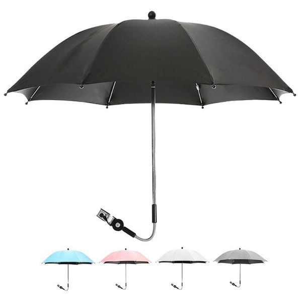 

umbrellas baby stroller umbrella adjustable detachable pram cover uv rays sun parasol rain protecter outdoor tools