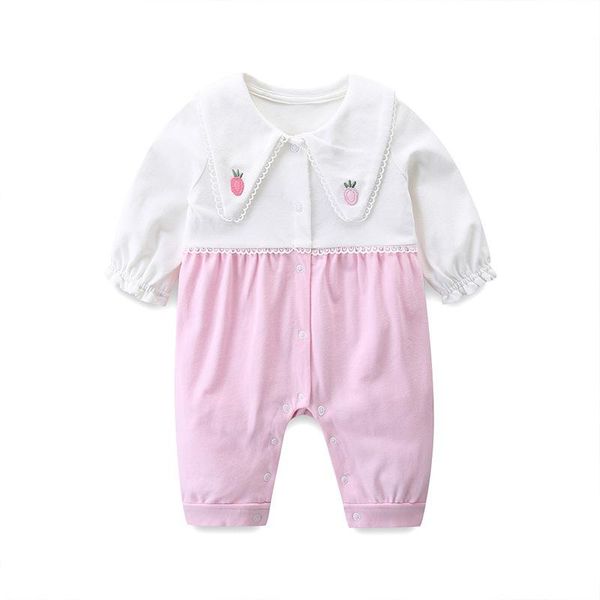 

jumpsuits baby spring rompers infant girls princess christening baptism party wedding clothes 0-2y, Blue