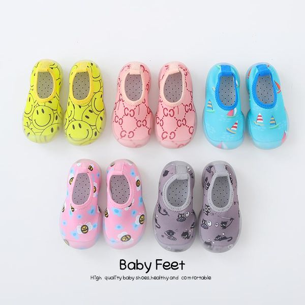 

first walkers baby socks shoes summer style with rubber