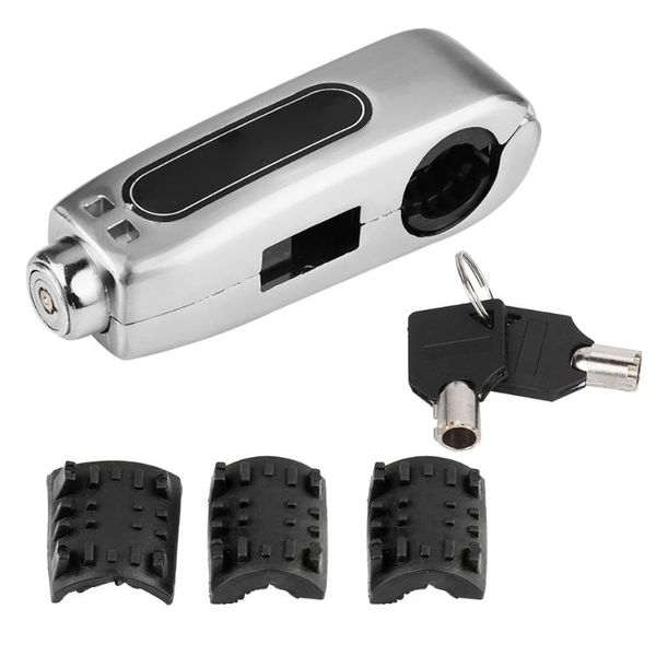 

theft protection motorcycle handlebar brake lever lock stainless steel throttle grip anti universal for 27-38mm motorbikes