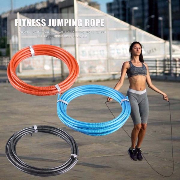 

jump ropes fitness equipments sports replacement steel wire cable spare rope skipping