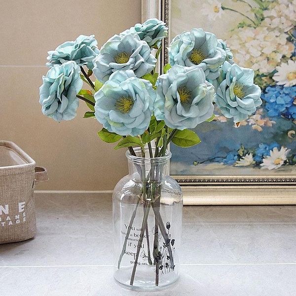 

decorative flowers & wreaths fleurs artificielles de haute qualit en lot rose artificial flower home decoration living room wedding pography