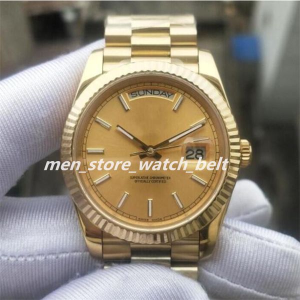 

6 style elling 1 aaa bp maker v5 version 40mm day-date 228238 president 18k gold asia 2813 movement mechanical automatic mens watch watches, Slivery;brown