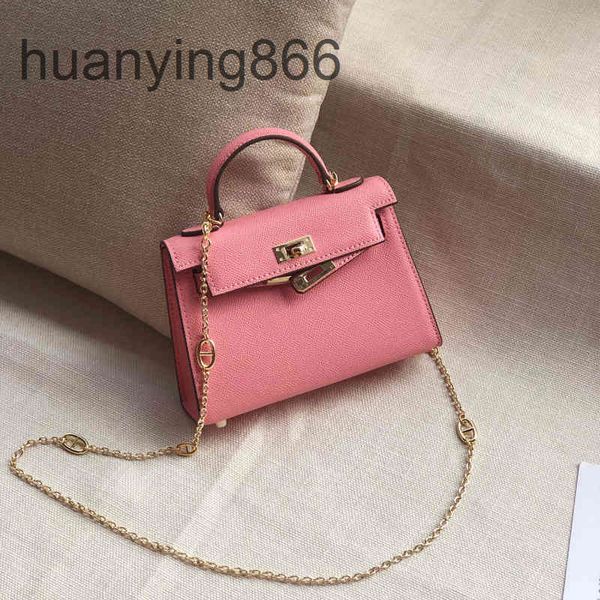 

brand h bags luxury crossbody handbags kelys 2022 second herme generation mini portable versatile small texture slung leather chain for wome