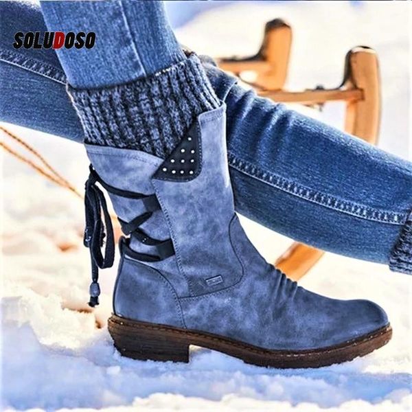

boots with quality and gift - women winter autumn girls flat heel boot fashion knitting patchwork shoes, Black