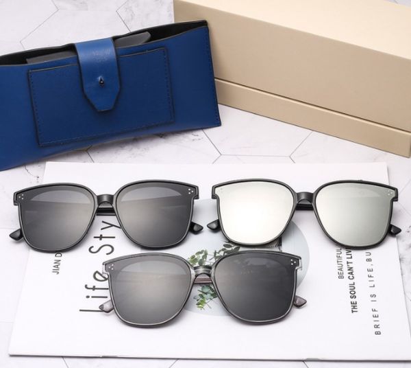 

retro sunglasses big frame men's and women's fashionable, White;black