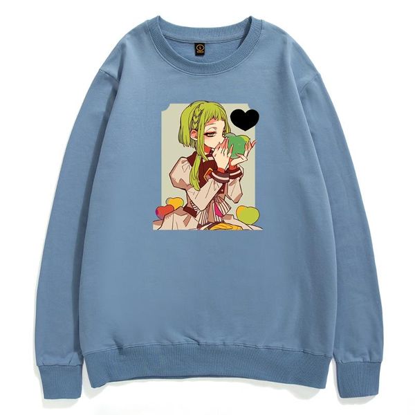 

men's hoodies & sweatshirts toilet-bound hanako-kun sweatshirt anime yashiro nene printed autumn harajuku men japanese cosplay streetwe, Black
