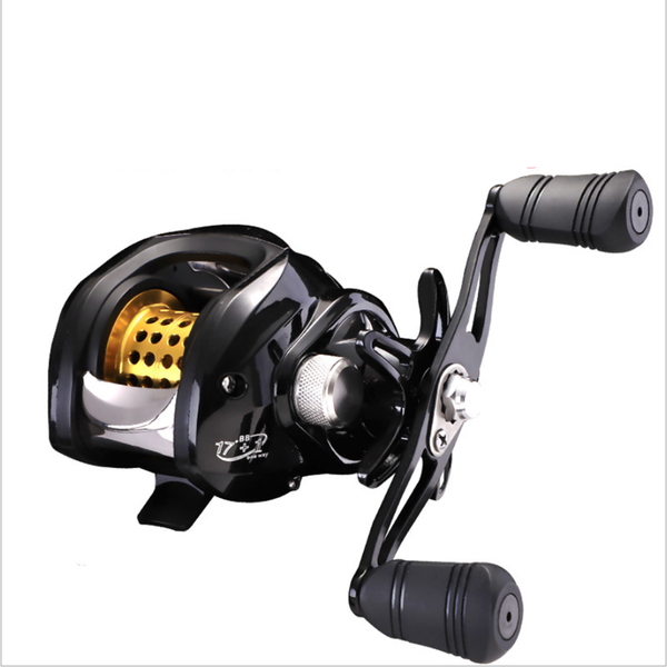 

baitcasting reels 2 metal spool 7.1:1baitcasting reel high speed 8kg drag fishing magnetic brake system ultralight bearing bait