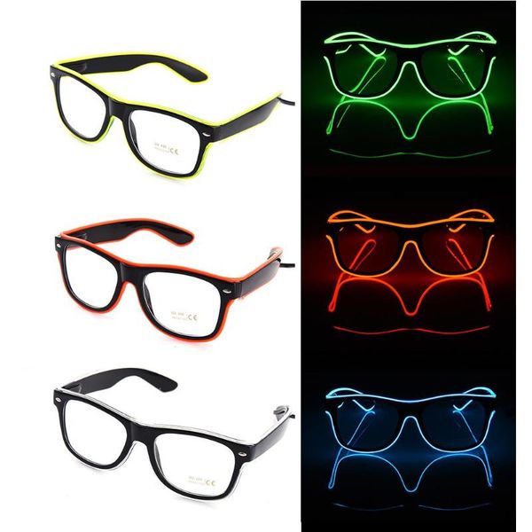 

party luminous glowing glasses led dance decoration el cold light bar halloween christmas atmosphere props