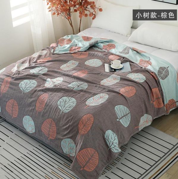 

blankets home bedding linen blanket cotton gauze warm comforter throw plaid for kids on the/bed/sofa/plane/travel