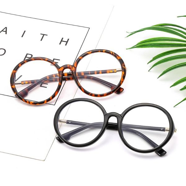 

sunglasses oversize round glasses women optical clear eyewear anti blue light computer eyeglasses frames gaming spectacles gafas luz azul, White;black