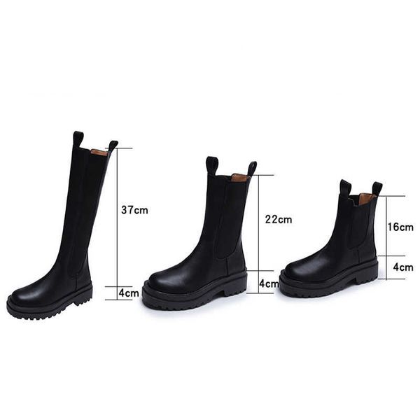 

tuinanle chelsea boots chunky boots women winter shoes pu leather plush ankle boots black female autumn fashion platform booties y0910