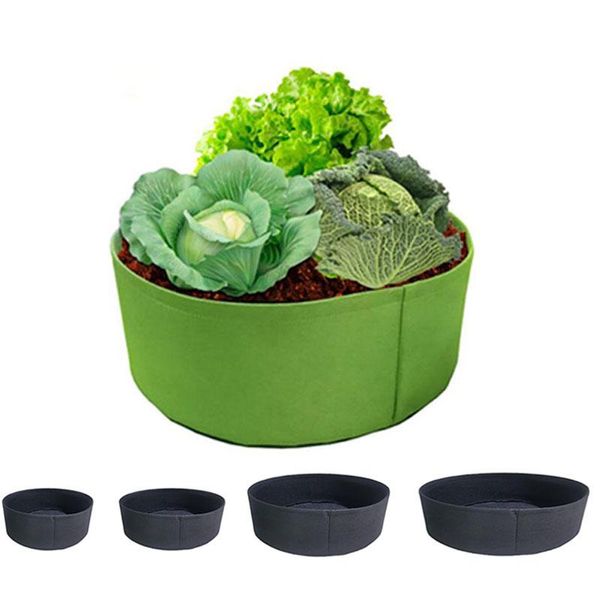 Plantadores Pots Big 50-127 cm de plantador de vegetais Bolsas de cultivo para plantas Ferramentas de jardim de casas de morango jardin cultivando T1