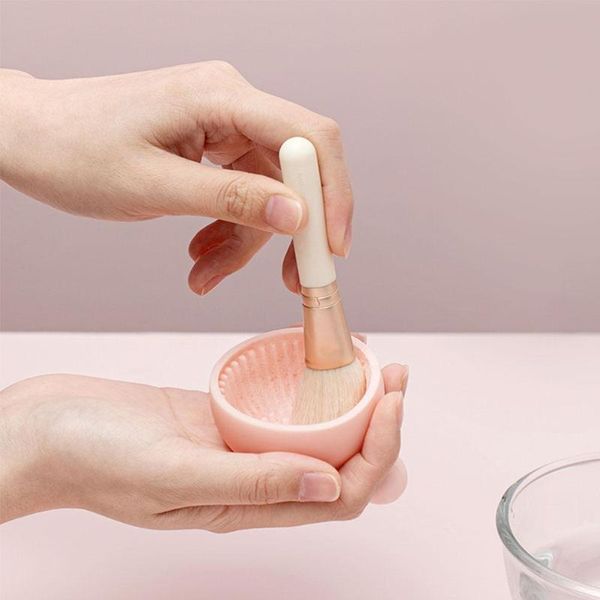 

makeup brushes silicone cleaning plate cleaner foundation brush mat hand tool washing for women beauty tools