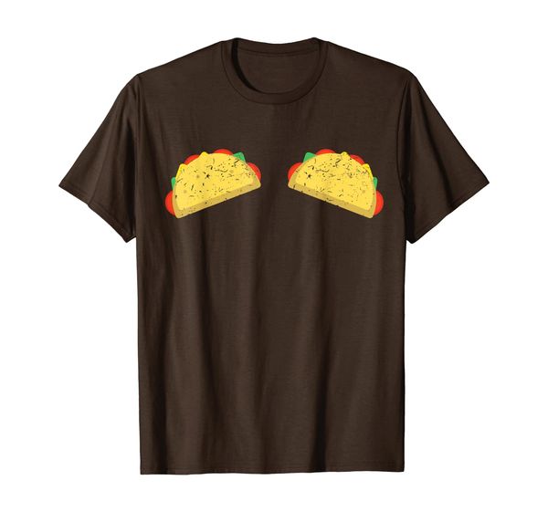 

funny tacos boobs bra t-shirt for mexican woman, White;black