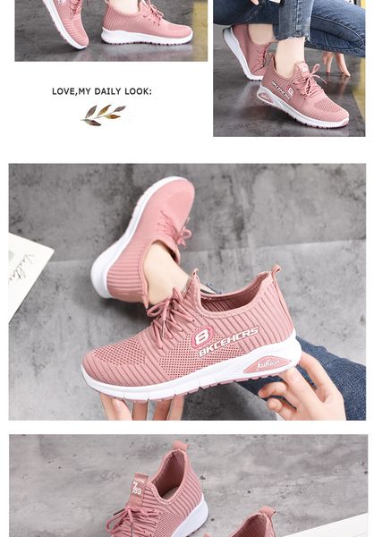 

women's shoes autumn 2021 new breathable soft-soled running shoes casual sports shoe women zz109