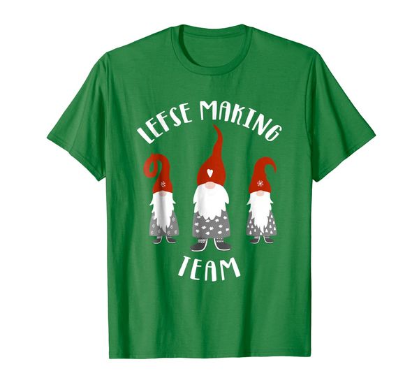 

lefse making rolling team shirt tomte gnome tee xmas gift, White;black
