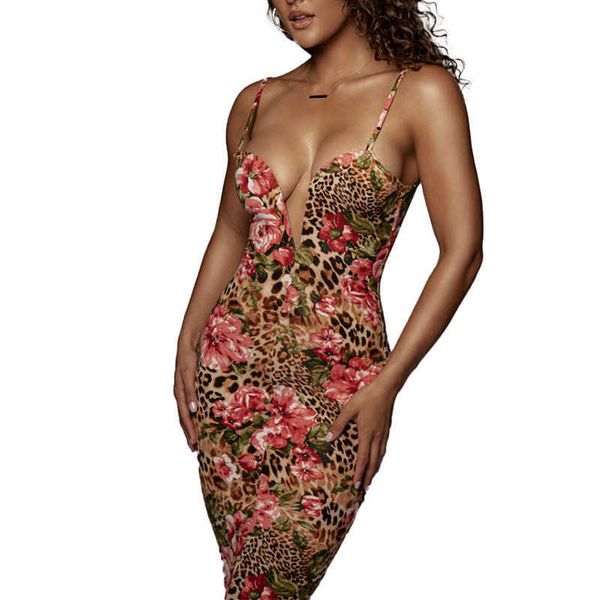 

elegant slim pencil dress straps banquet evening party dress shoulder floral print women sleeveless back split hip y1006, Black;gray