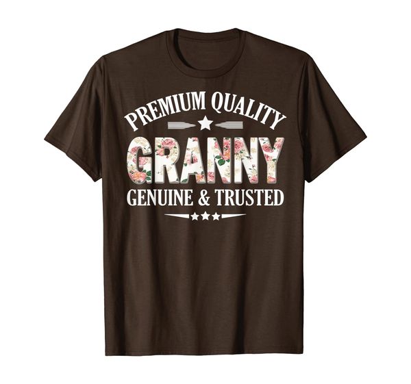 

women premium quality granny genuine and trusted t-shirt, White;black
