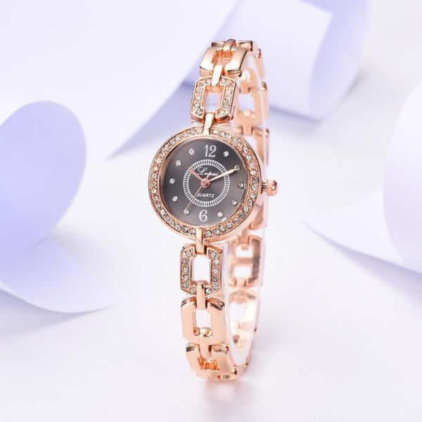 

wristwatches rhinestone dial watch women bracelet luxury exquisit ladies casual quartz wristwatch clock gift relogio feminino q4, Slivery;brown