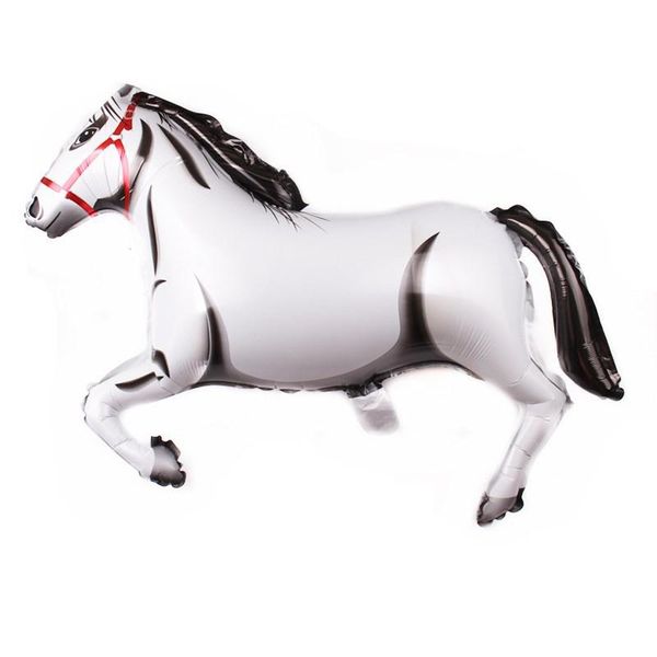 

party decoration 1pcs horse foil balloons for happy birthday supplies farm helium air globos