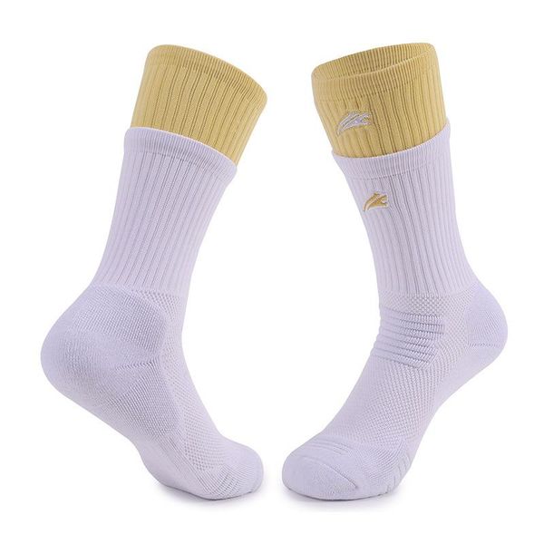 

sports socks trend elite basketball comfortable wear-resistant mid-tube thick towel bottom multi-colors sportswear, Black