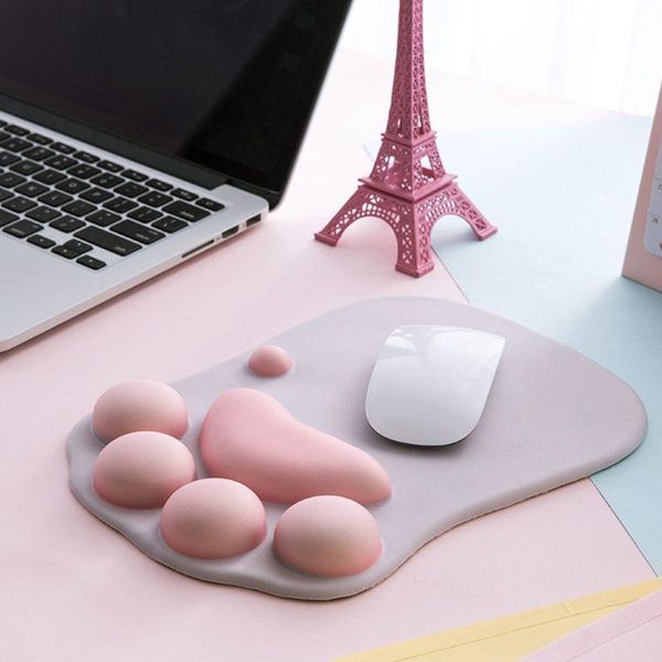 

mouse pads & wrist rests cute cat pad nonslip silicone mice mat pc computer rest support drop