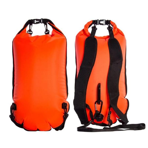 

life vest & buoy swim pvc drifting bag waterproof storable backpack rafting training for swimming and storage accessories