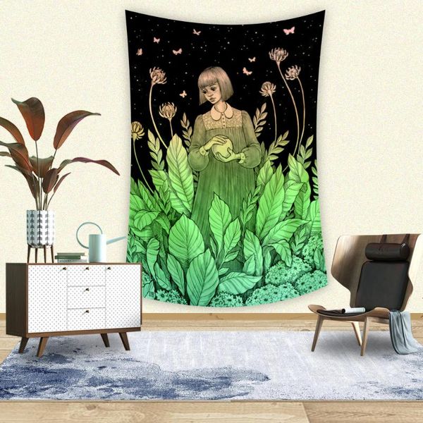 

tapestries dream mystery tapestry wall hanging mandala kawaii room decor of cartoon