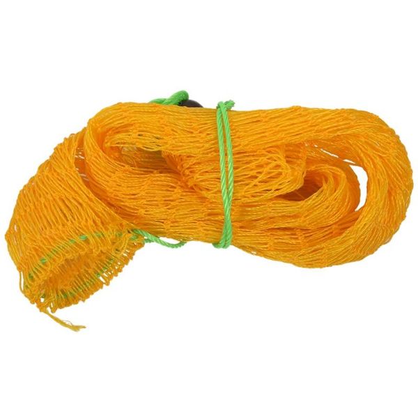 

hg-folding nylon fishing net bag 90cm long hole network 2cm x yellow accessories
