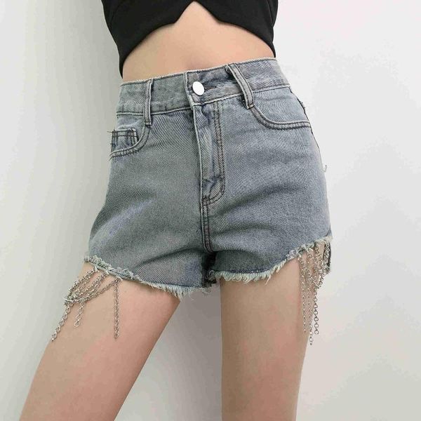 

women's shorts summer jeans fashion streetwear for women pockets sportswear ladies 2021, White;black
