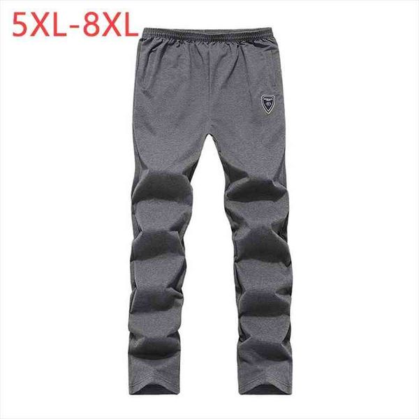 

5xl-8xl baggy joggers spring autumn women pants male casual brand thin elastic cotton black sweatpants mens fitness trousers cf256