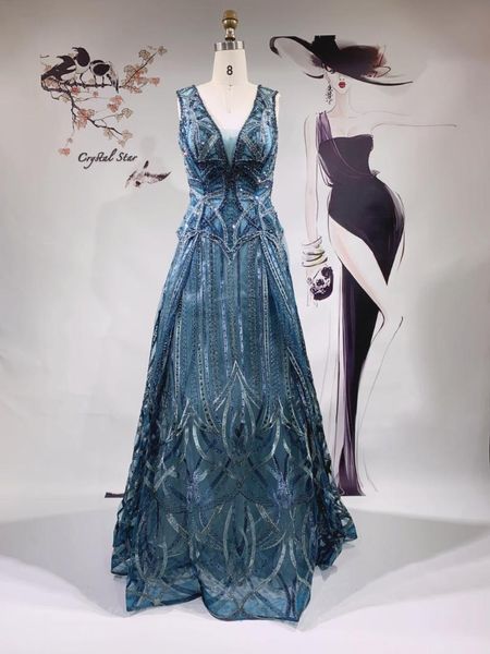 

girl's dresses evening luxury long 2021 sequin for women party, summer wedding, prom dress ho1024, Red;yellow