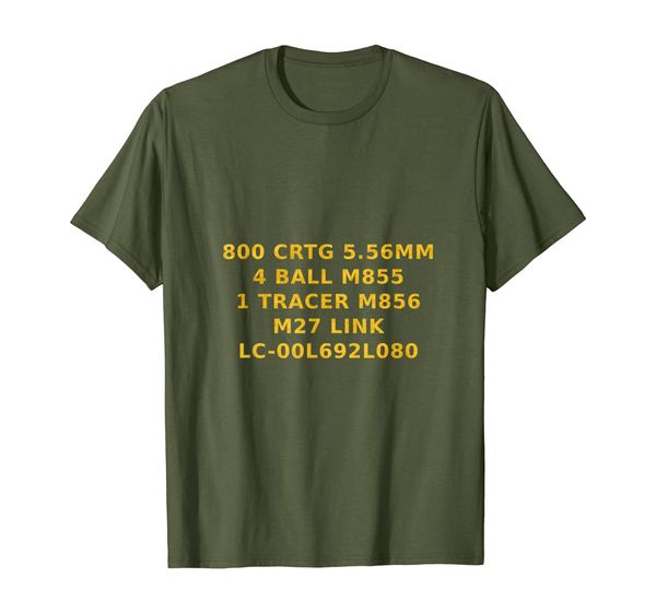 

ammo can t-shirt (5.56), White;black