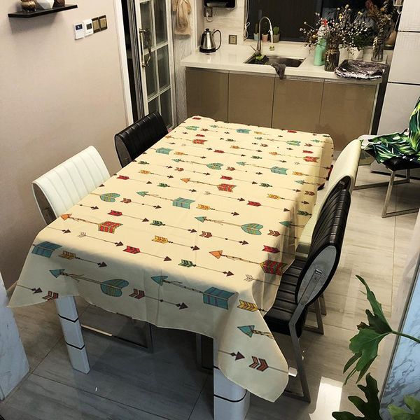 

table cloth simple cute pattern tablecloth dustproof rectangular dinning restaurant coffee mat wedding decor
