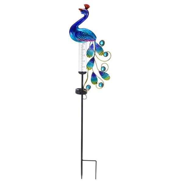 

lawn lamps 1pc solar light ornament rain gauge outdoor landscape lamp