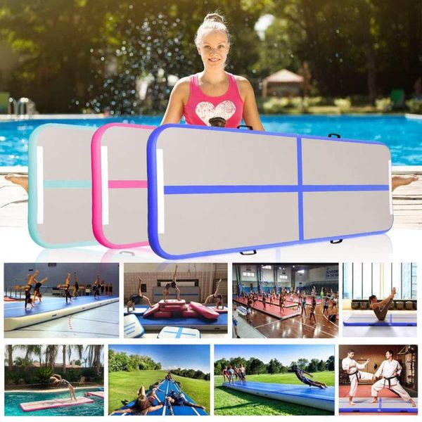 

3m 4m 5m inflatable track gymnastics mattress yogo electric air pump gym tumble airtrack floor yoga olympics tumbling wrestling mats