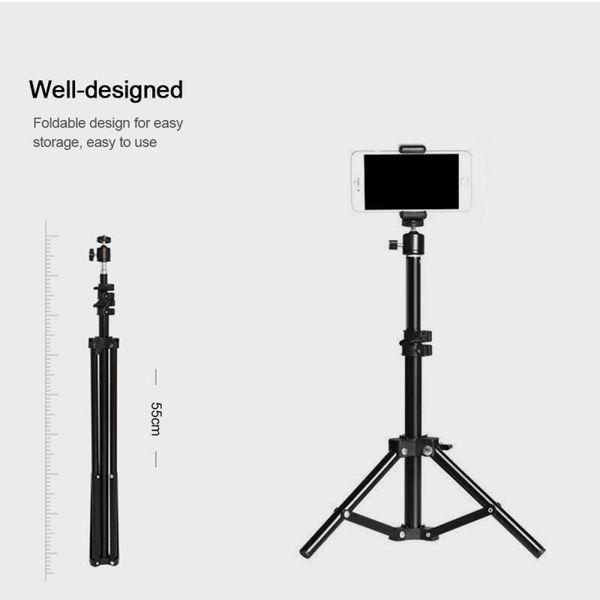 

for mobile phone live broadcast po pography tripod high-quality aluminum alloy foot tube portable frame cell mounts & holders