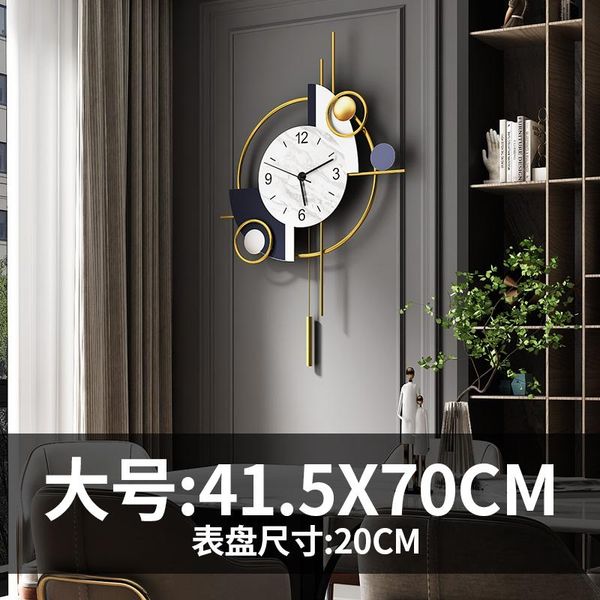 

bedroom large decorative wall clock modern design silent nordic creative kitchen luxury horloge home decor clocks