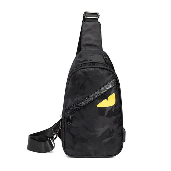 

2021usb chest bag trend waterproof oxford cloth / one shoulder messenger multifunctional outdoor ys081104