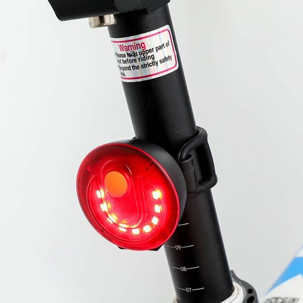 

rechargeable bicycle led taillight safety warning light night mountain bike rear tail lamp bycicle lights