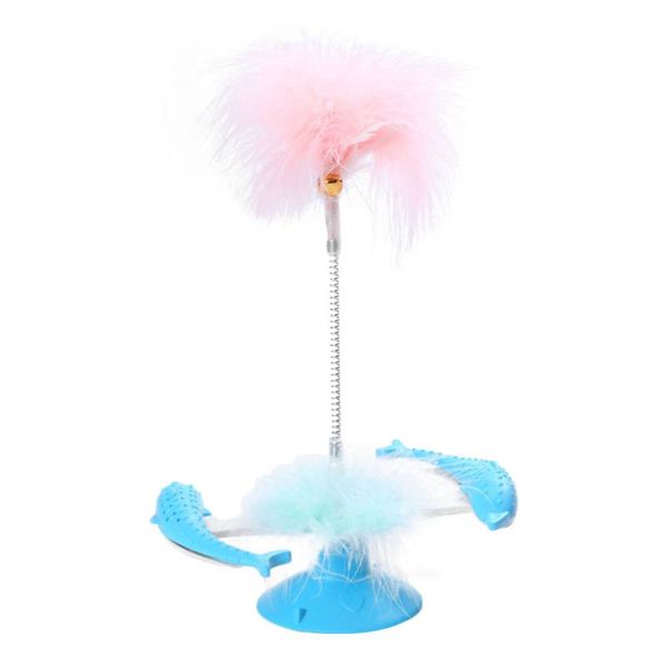 

cat toys 1pc pet sucker rotatable windmill teaser chic teasing supply