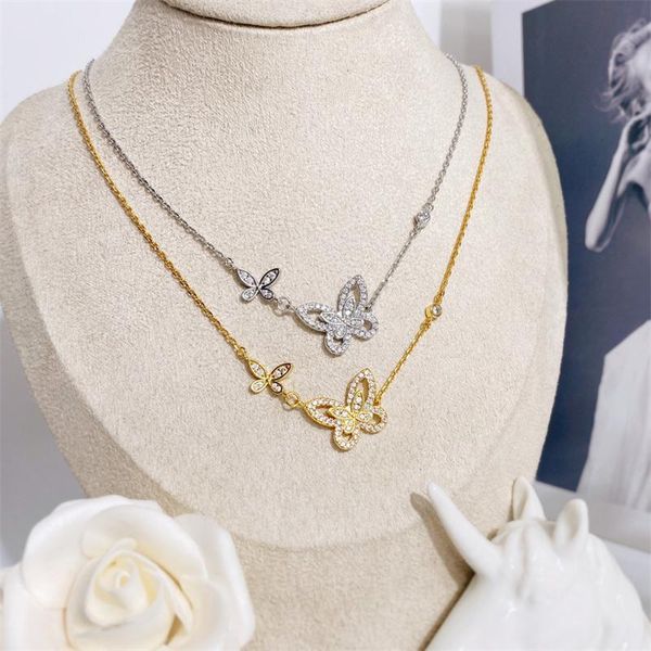 

chains designer fashion copper jewelry 3a cubic zirconia party necklace, Silver