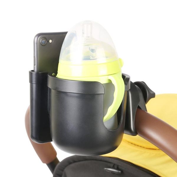 

multi-functional 2-in-1 baby stroller cup holder universal stable placement mobile phone carriage accessory 69he parts & accessories