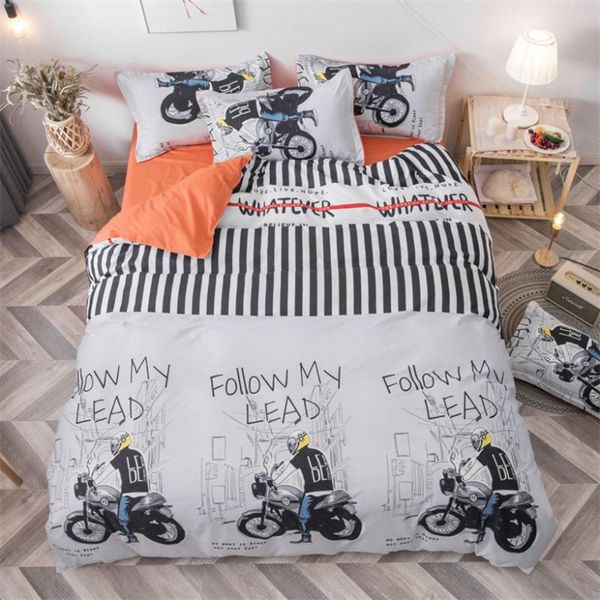 

bedding sets fashion set twin full  king size duvet cover bed linen bedsheet with quilt bedclothes soft